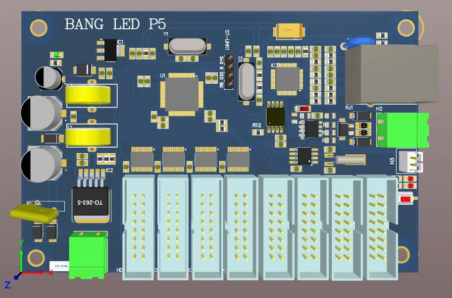 Mạch điều khiển hiển thị LED đa năng