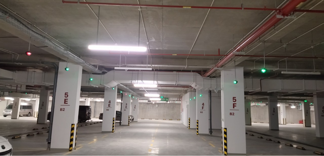 Hệ thống báo chỗ trống tầng hầm đỗ xe