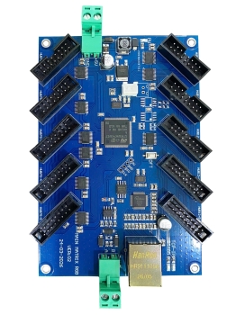 Mạch điều khiển hiển thị module LED matrix RGB 10 cổng