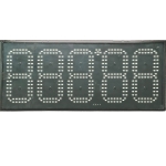 Bảng LED 7 thanh hiển thị giá xăng dầu cho cột 3.8m